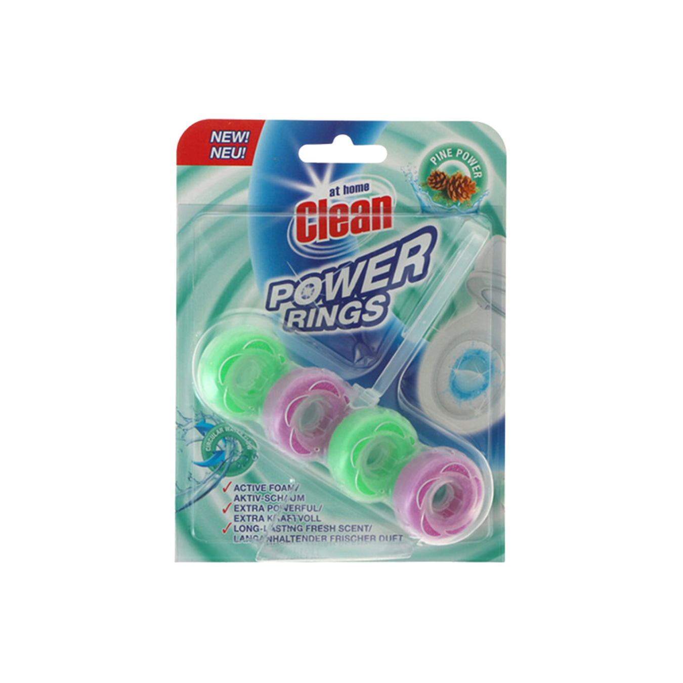 At home clean power rings - pine power