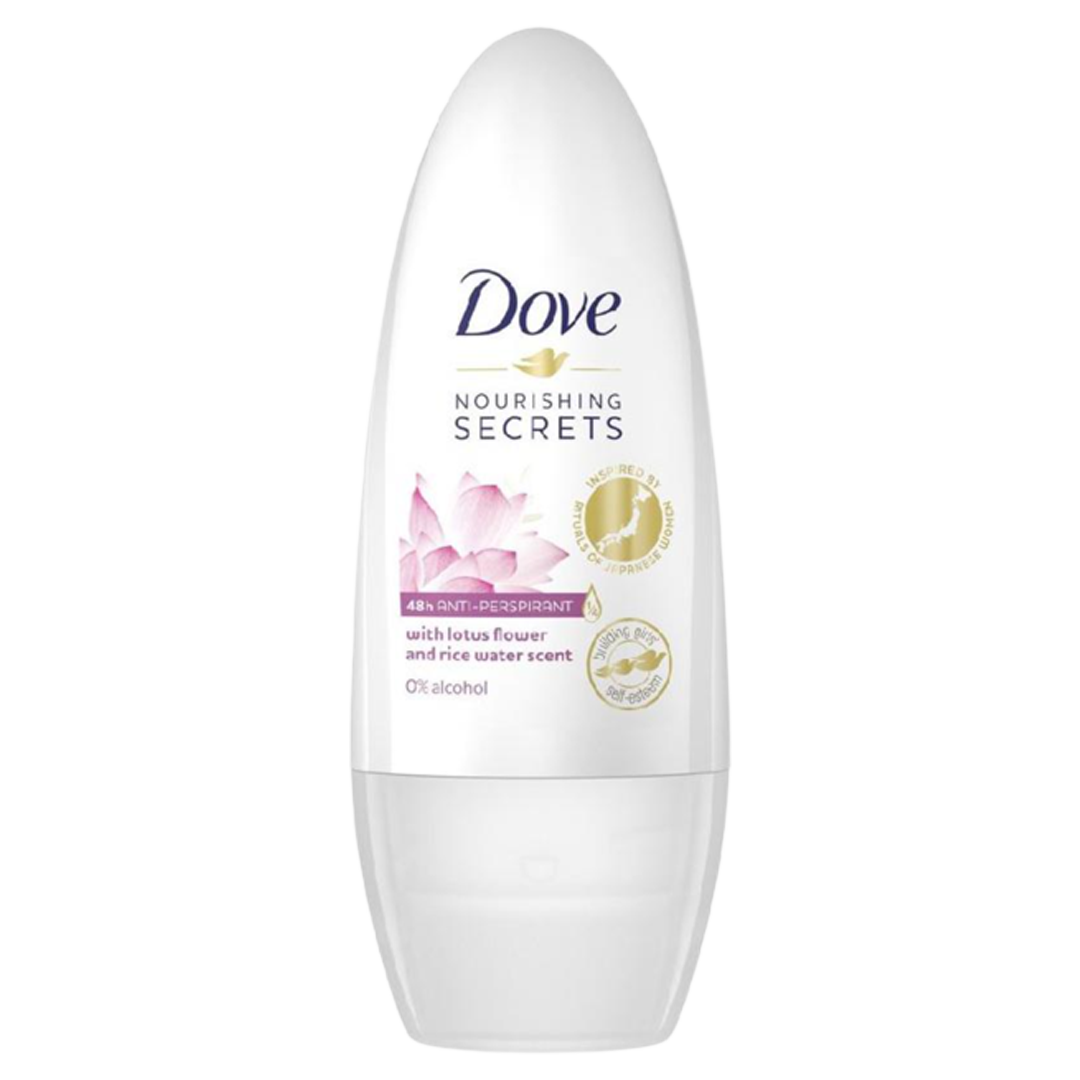 Dove nourishing secrets with lotus flower deodorant roll on