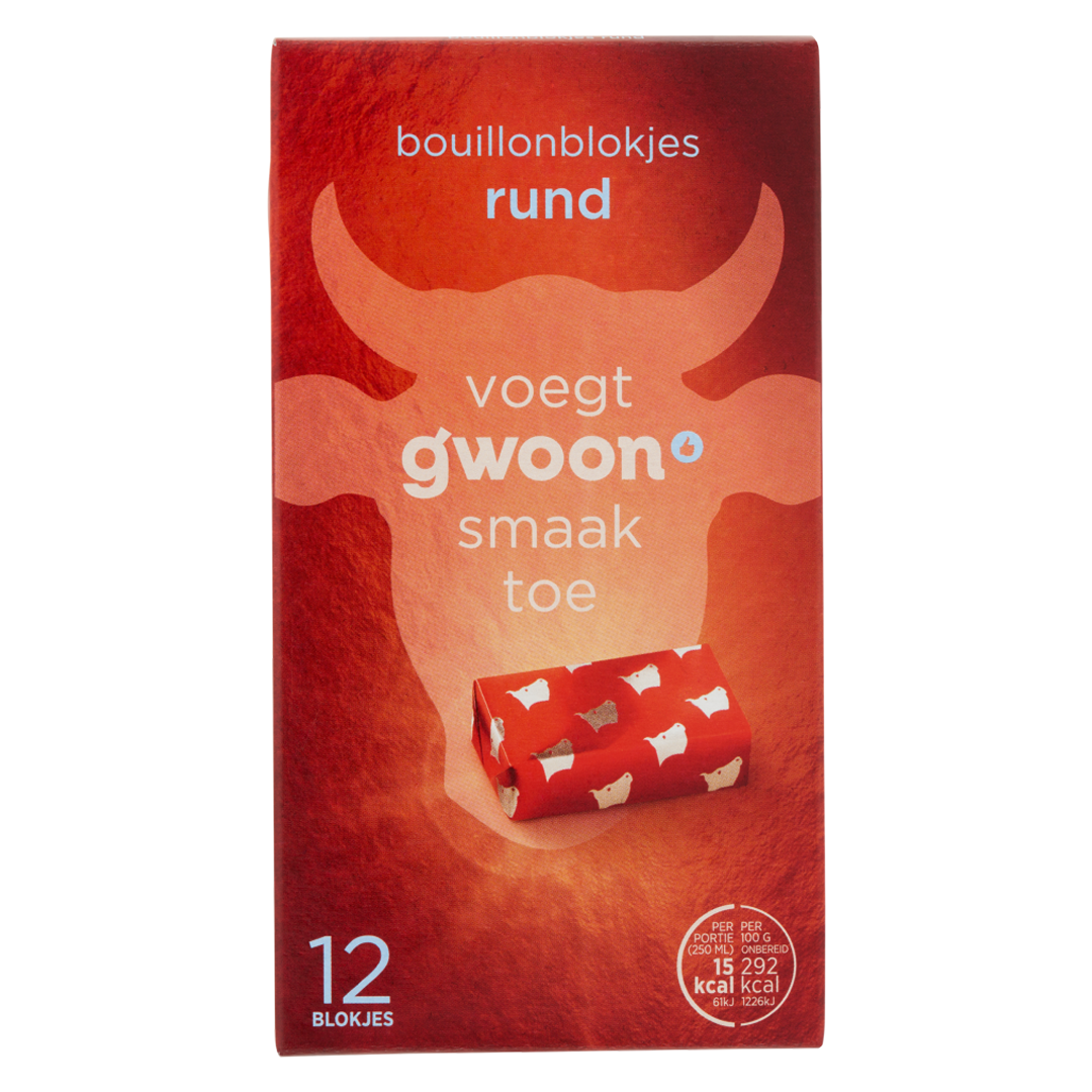 Gwoon bouillonblokjes rund 12 blokjes