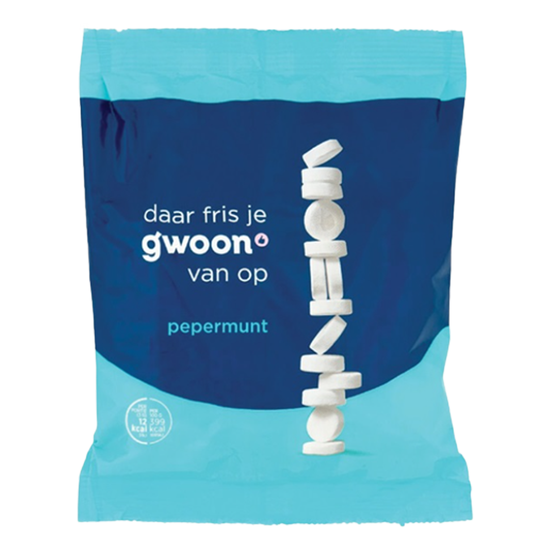 Gwoon pepermunt zak