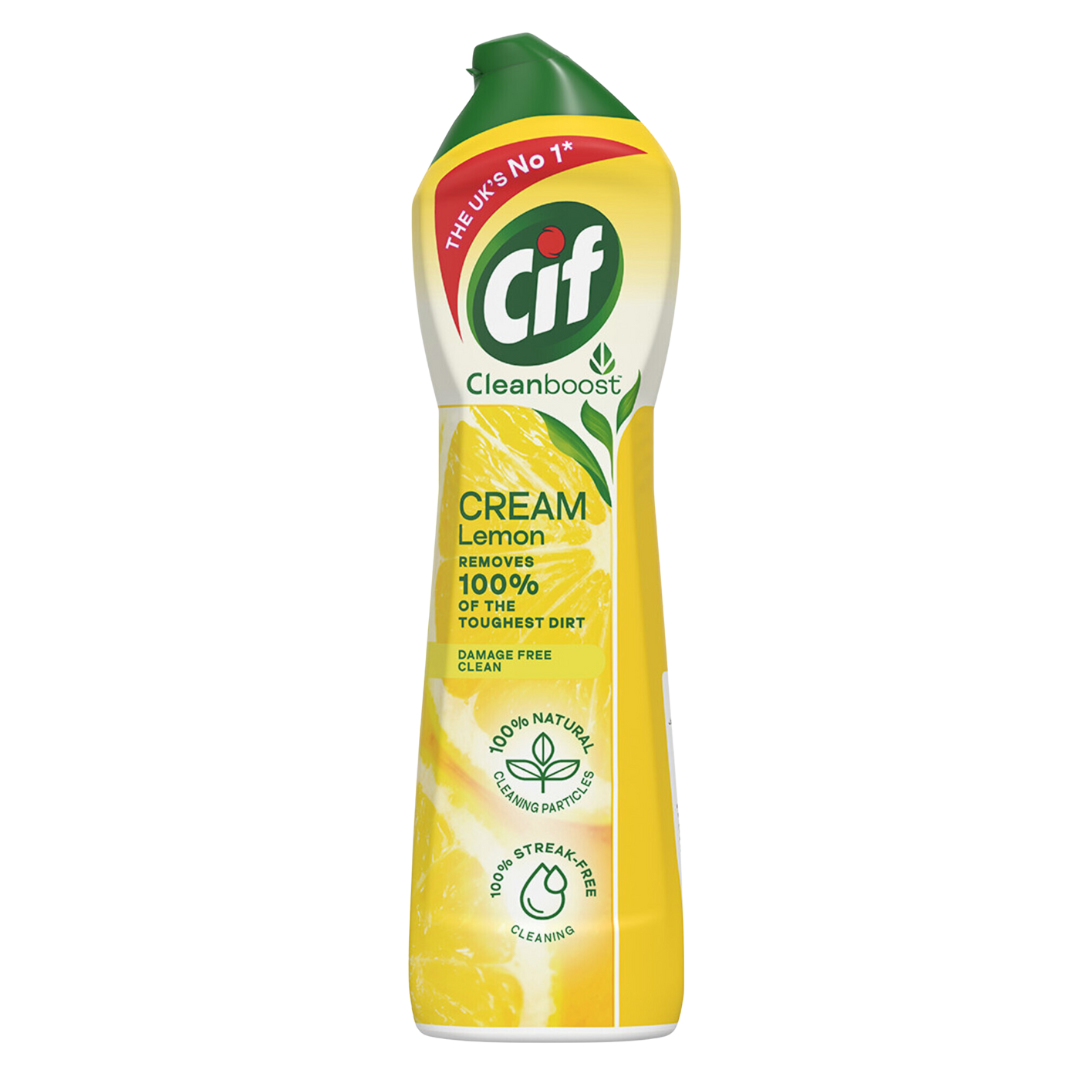 Cif cleanboost cream lemon reiniger