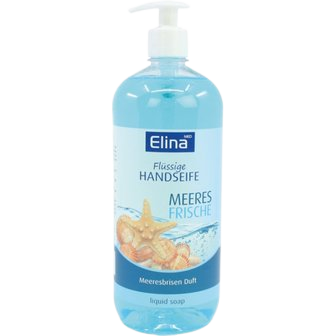 Elina med handzeep
