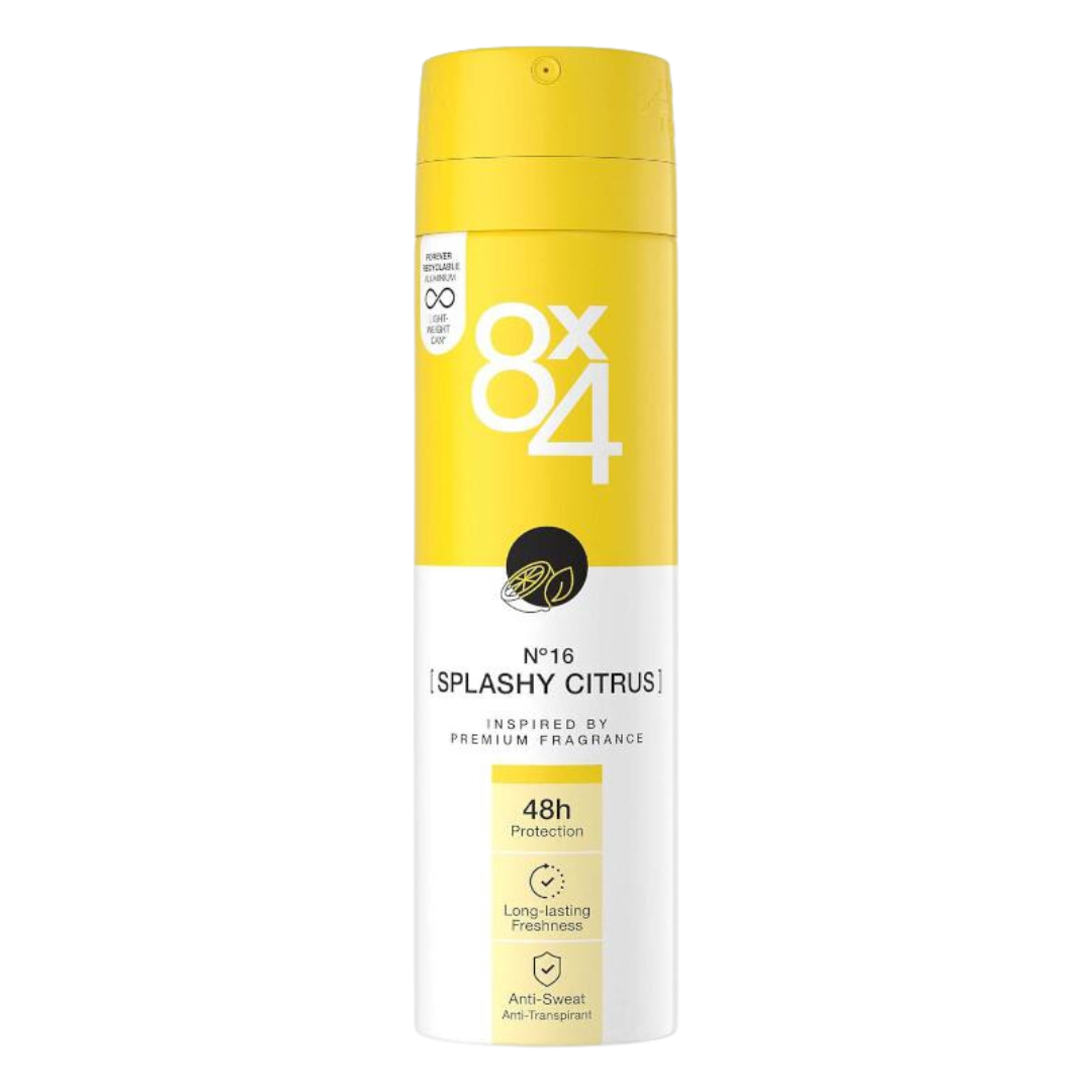 8x4 splashy citrus 48h deospray