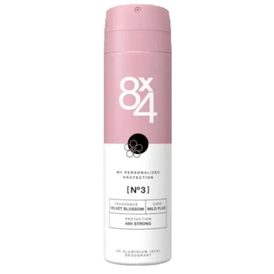 8x4 my personalized protection velvet blossom deodorant spray