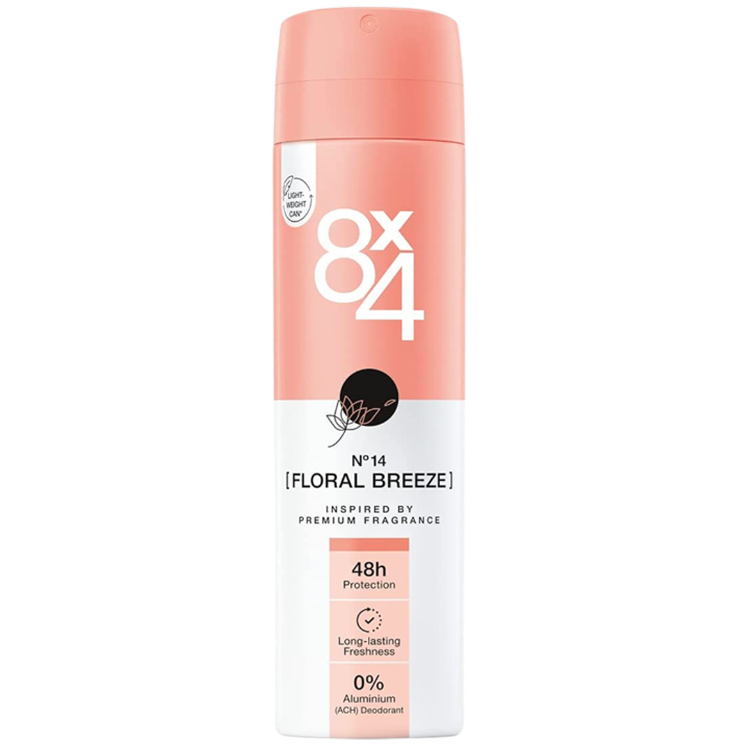 8x4 my personalized protection floral breeze deodorant spray