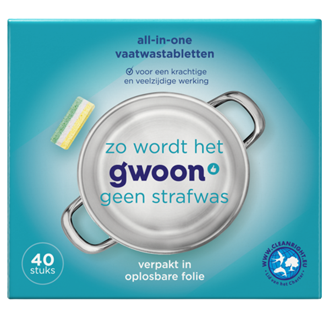 Gwoon all in one vaatwastabletten