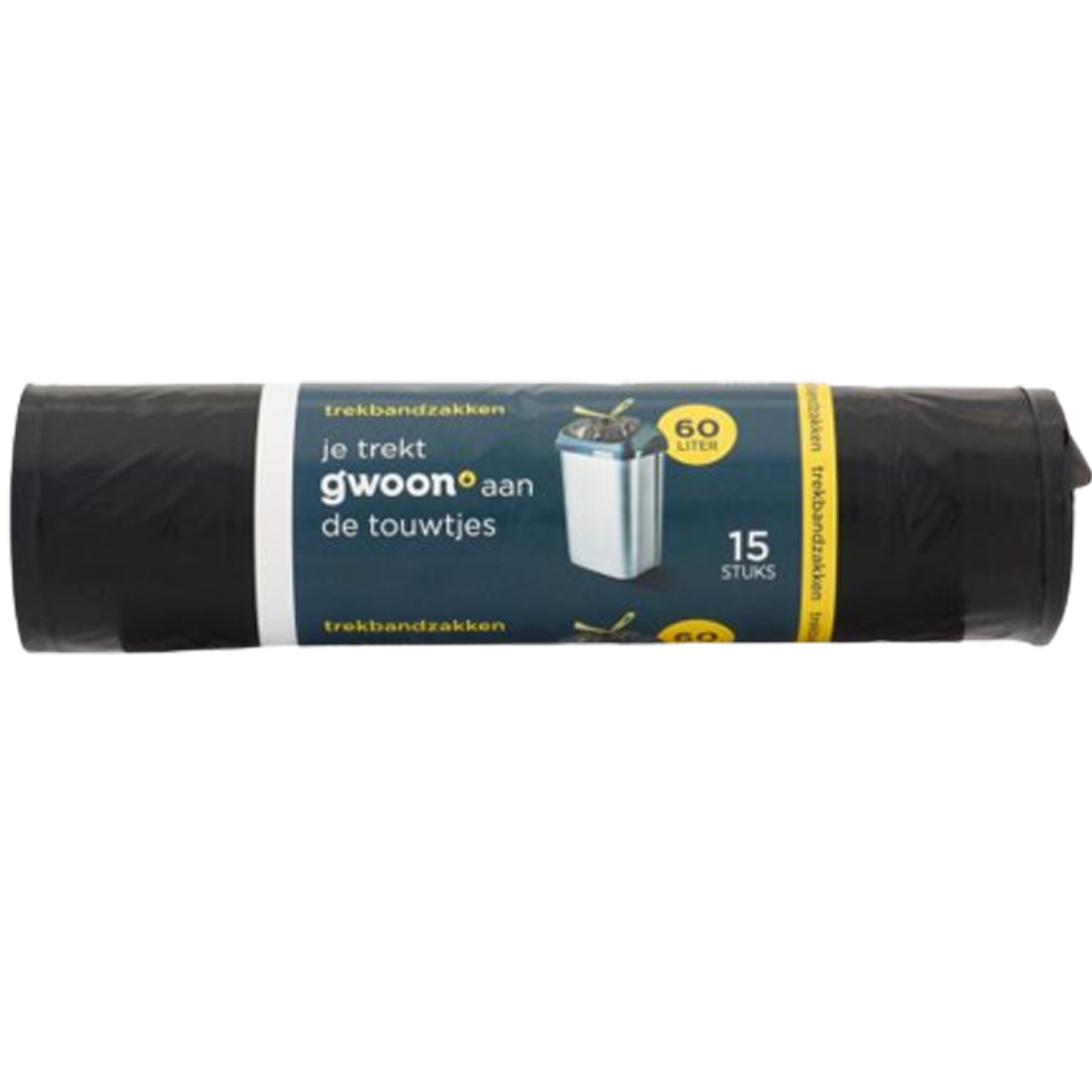 Gwoon vuilniszakken 60 liter