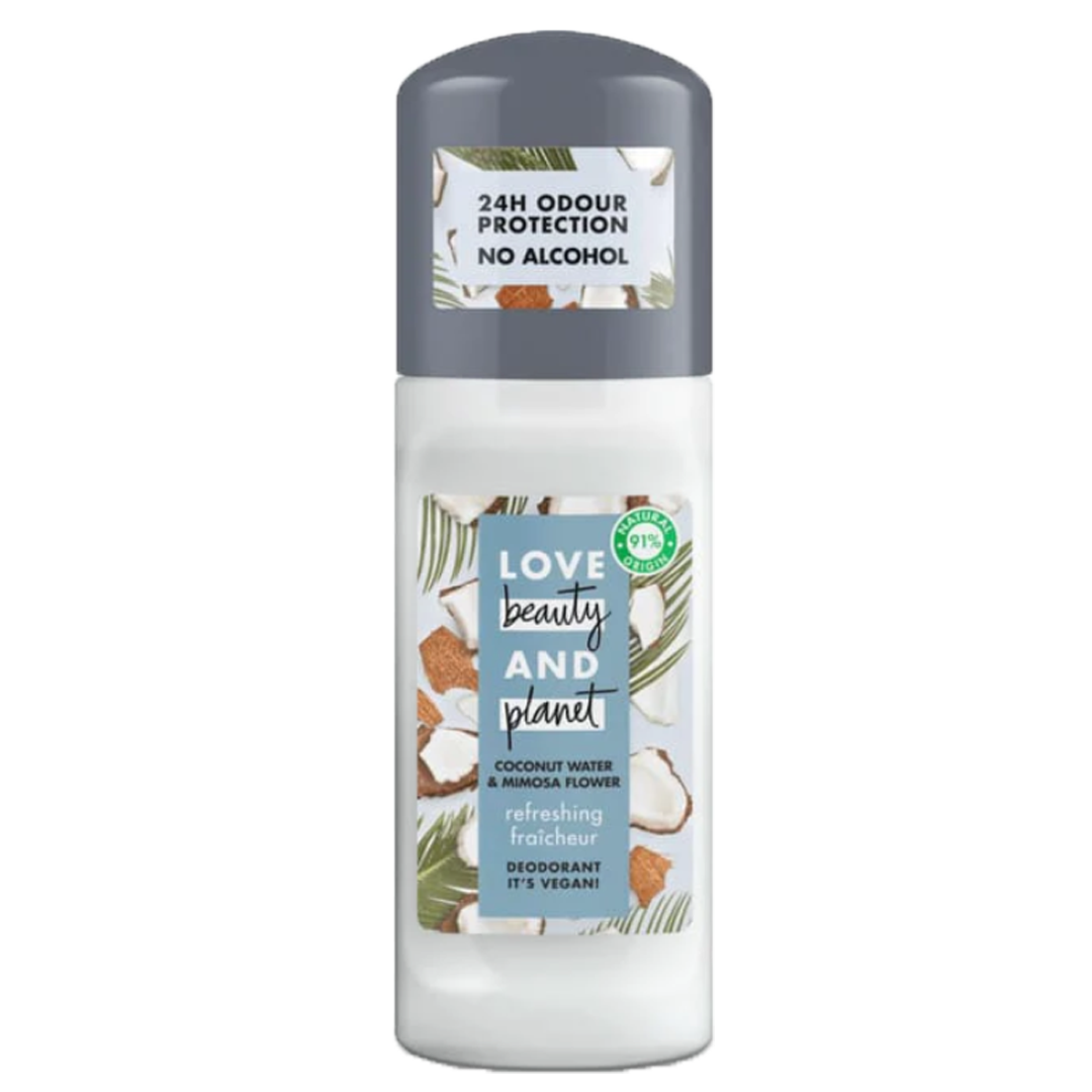Love, beauty and planet deodorant roll on refreshing