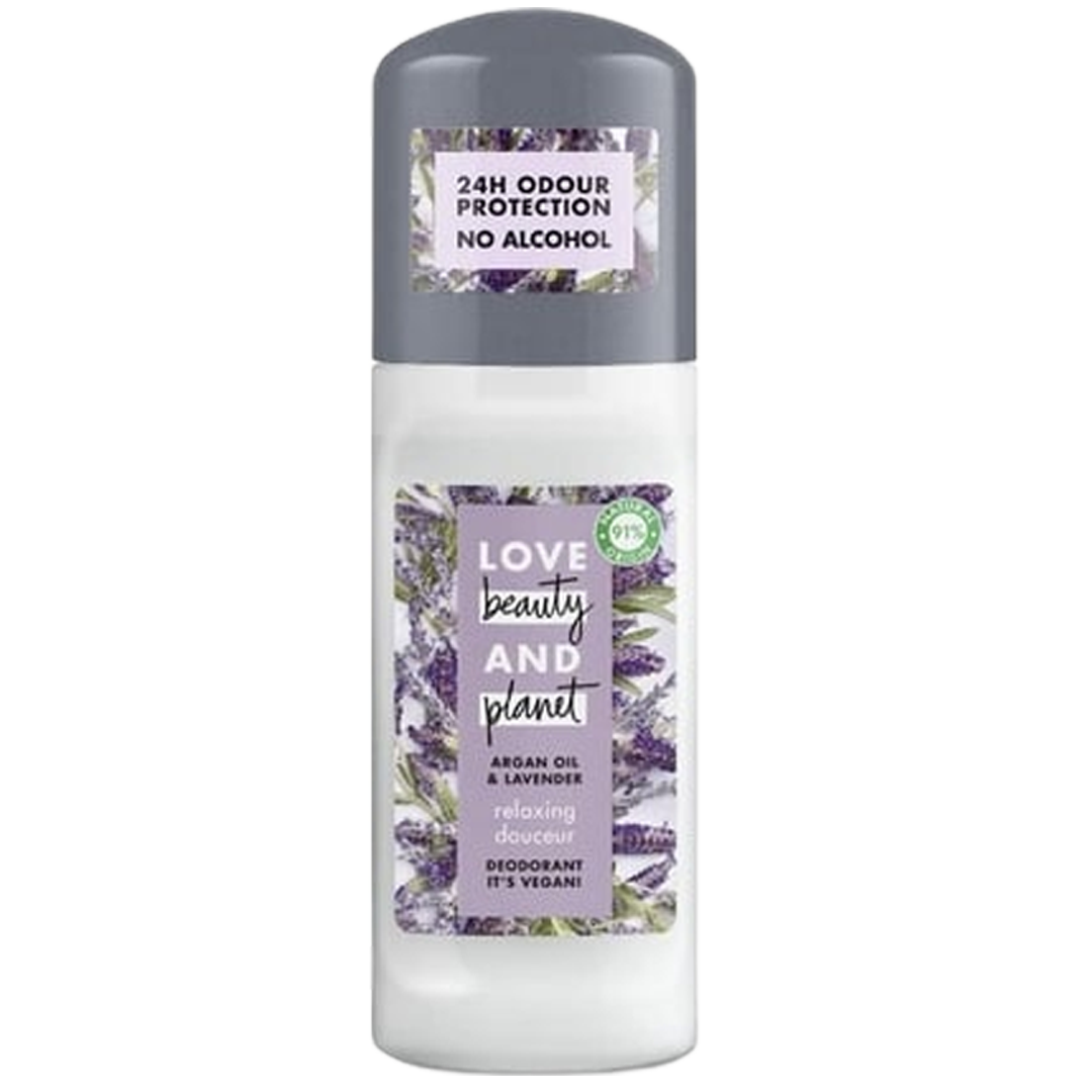 Love, beauty and planet deodorant roll on relaxing