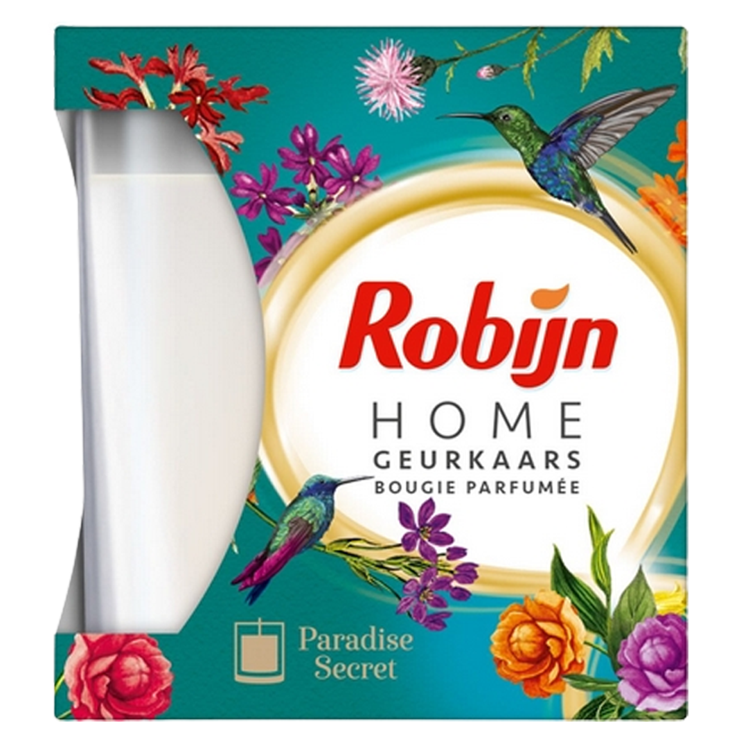 Robijn home geurkaars paradise secret