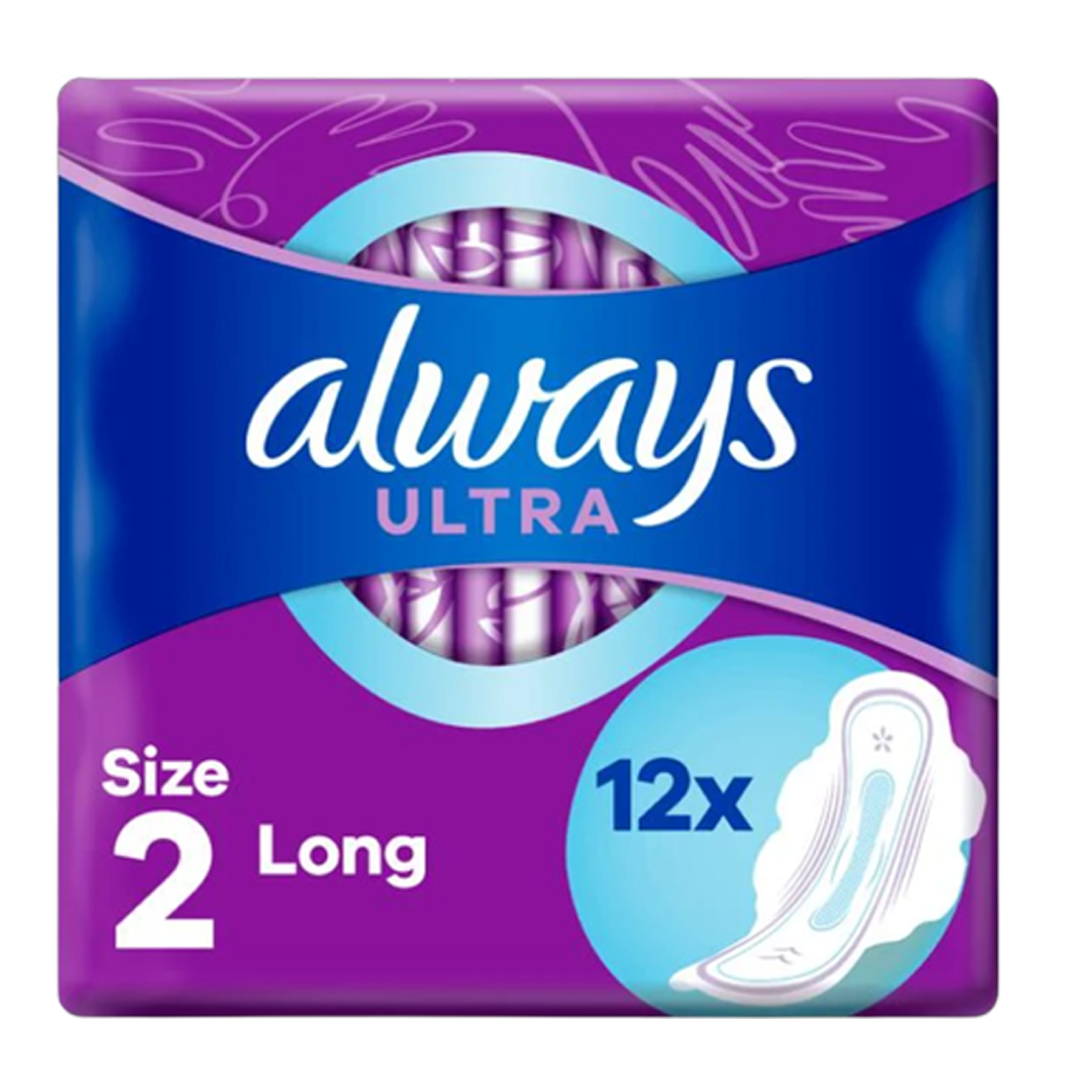 Always maandverband ultra long met vleugels