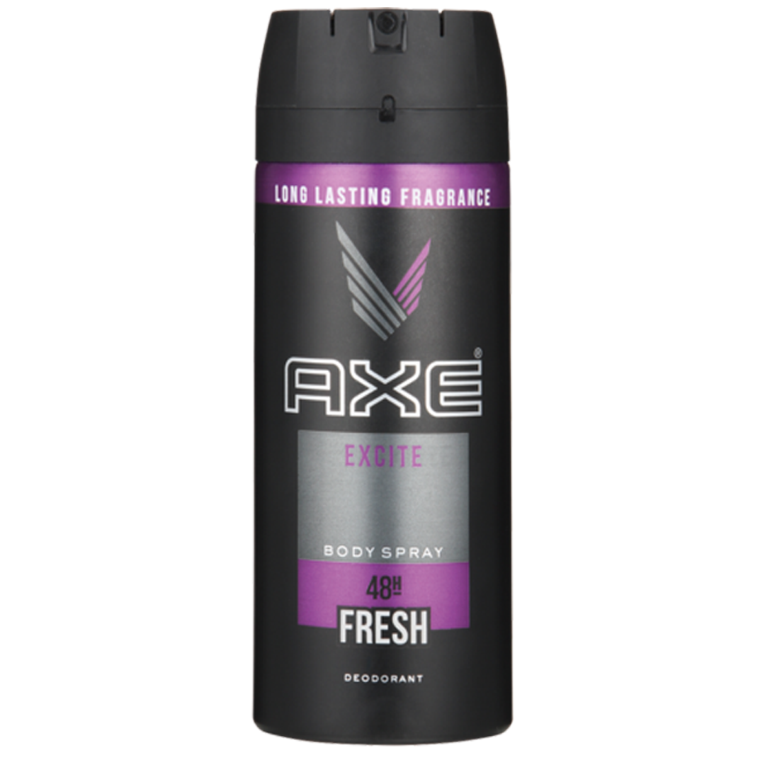 Axe excite body spray