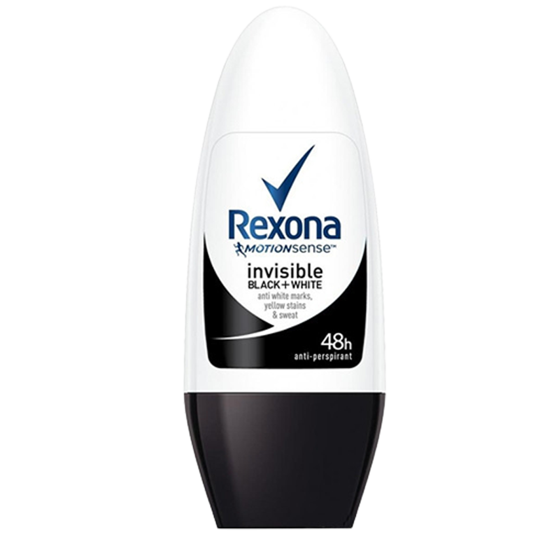 Rexona deo roll on men invisible black & white