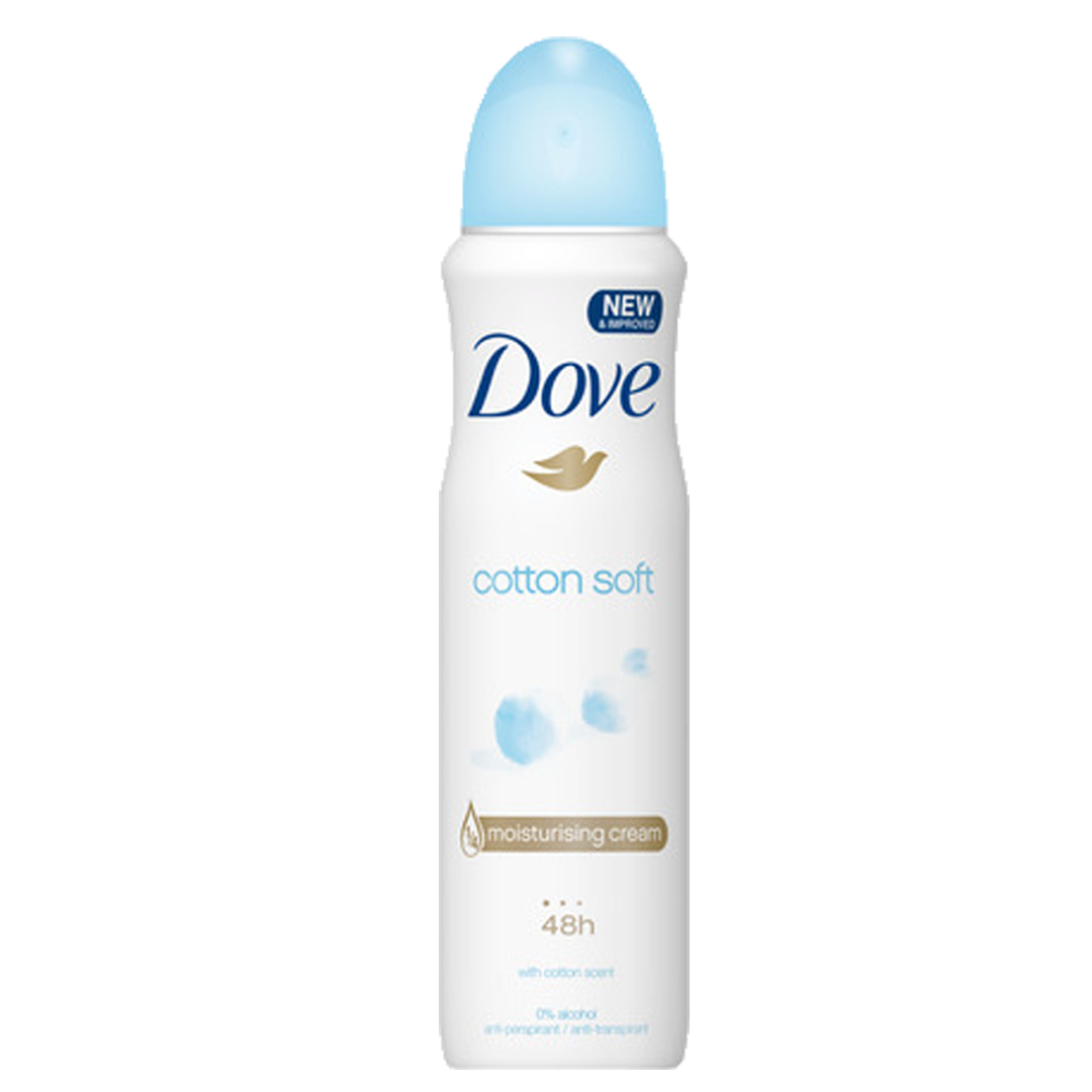 Dove cotton soft deodorant spray