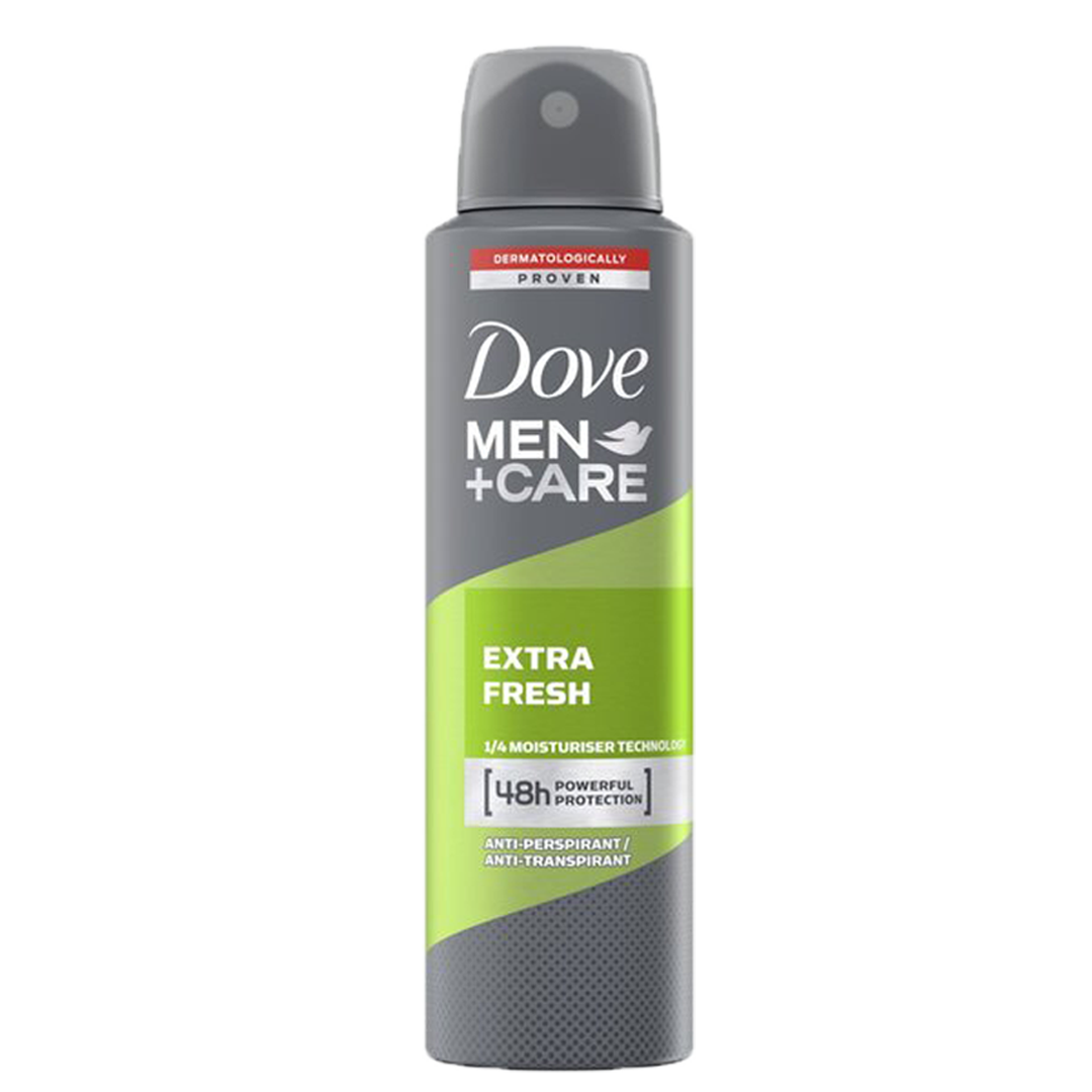 Dove extra fresh men deodorant spray