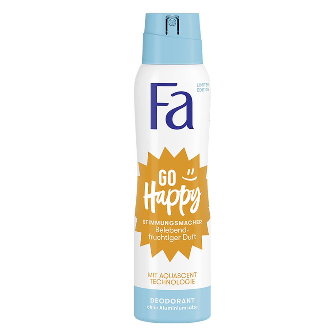 Fa go happy deodortant spray