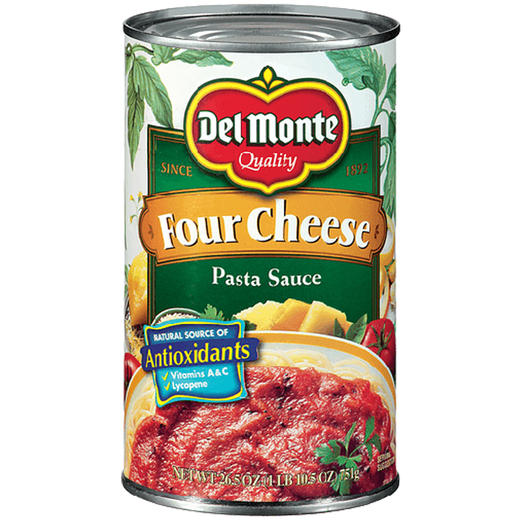 Del monte four cheese pastasaus