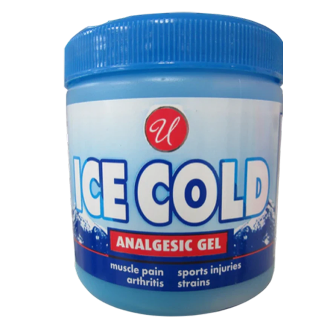 Ice cold analgesic gel