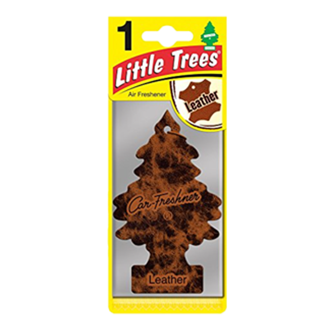 Little trees car freshener leather