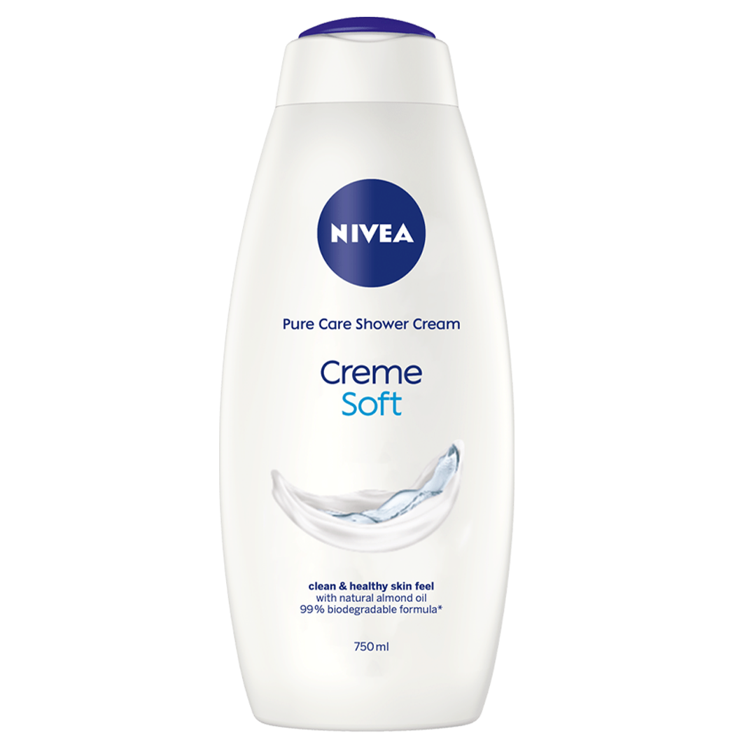 Nivea pure care shower creme soft