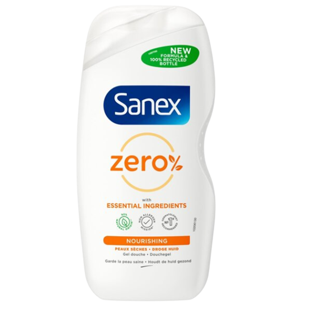 Sanex Douchegel Zero% Droge Huid 250ml