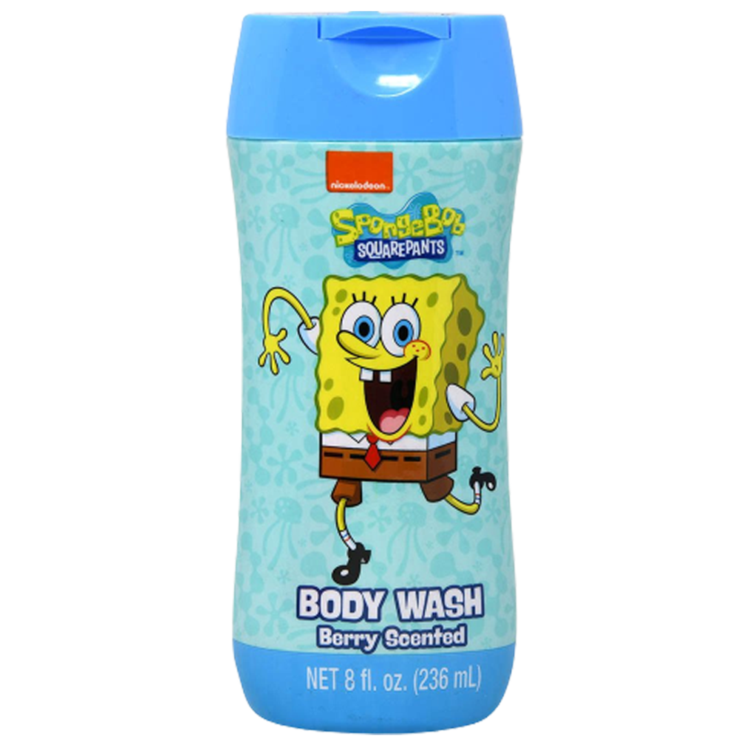 Sponge bob body wash in bottle
