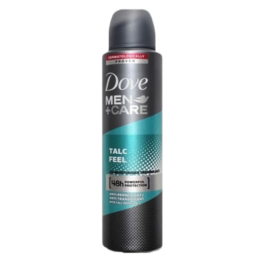 Dove talc feel men deodorant spray