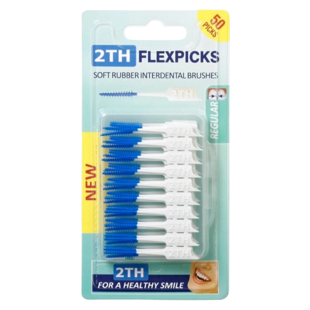 2th flexpicks easy cleaning 50 picks