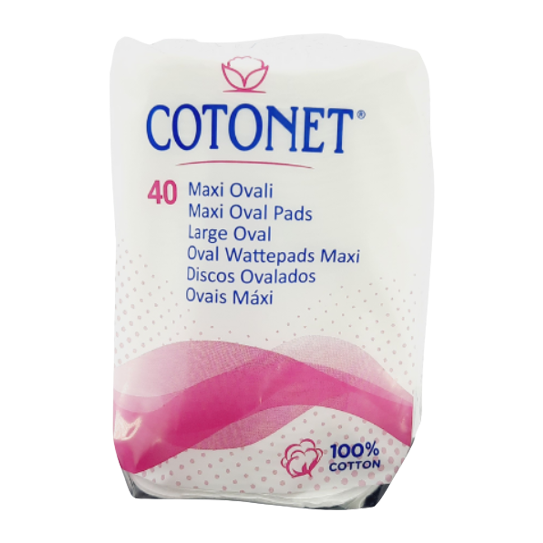 Cotonet 40 pads 100 cotton wattenschijfjes