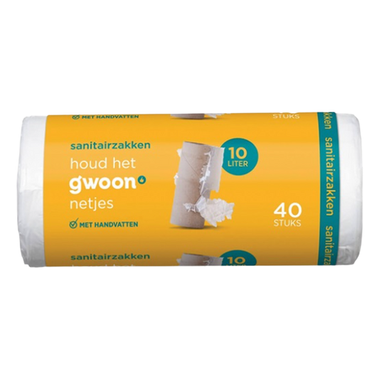 Gwoon 10 liter sanitairzakken 40 stuks