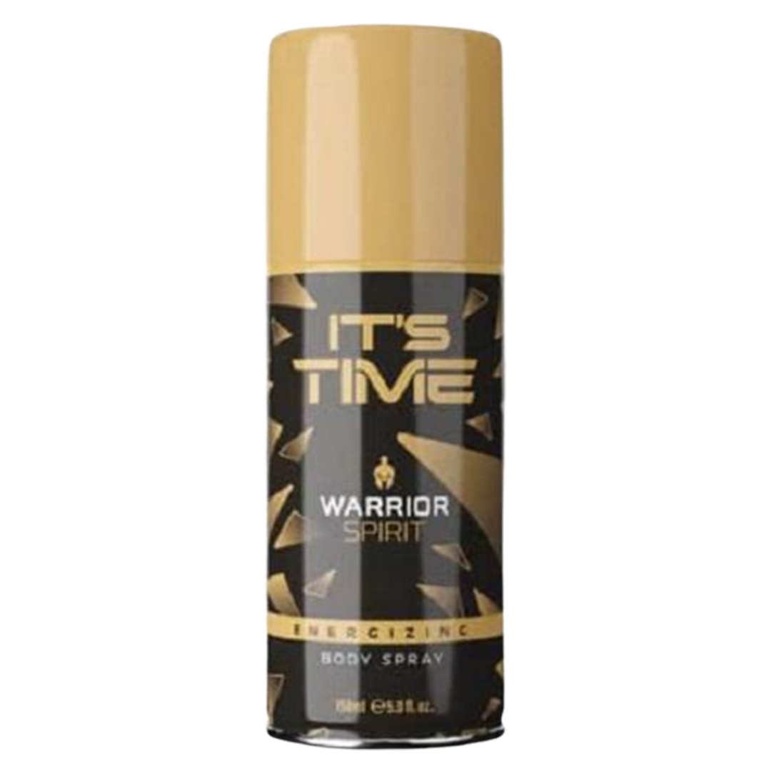 It's time by bruce buffer warrior spirit body spray