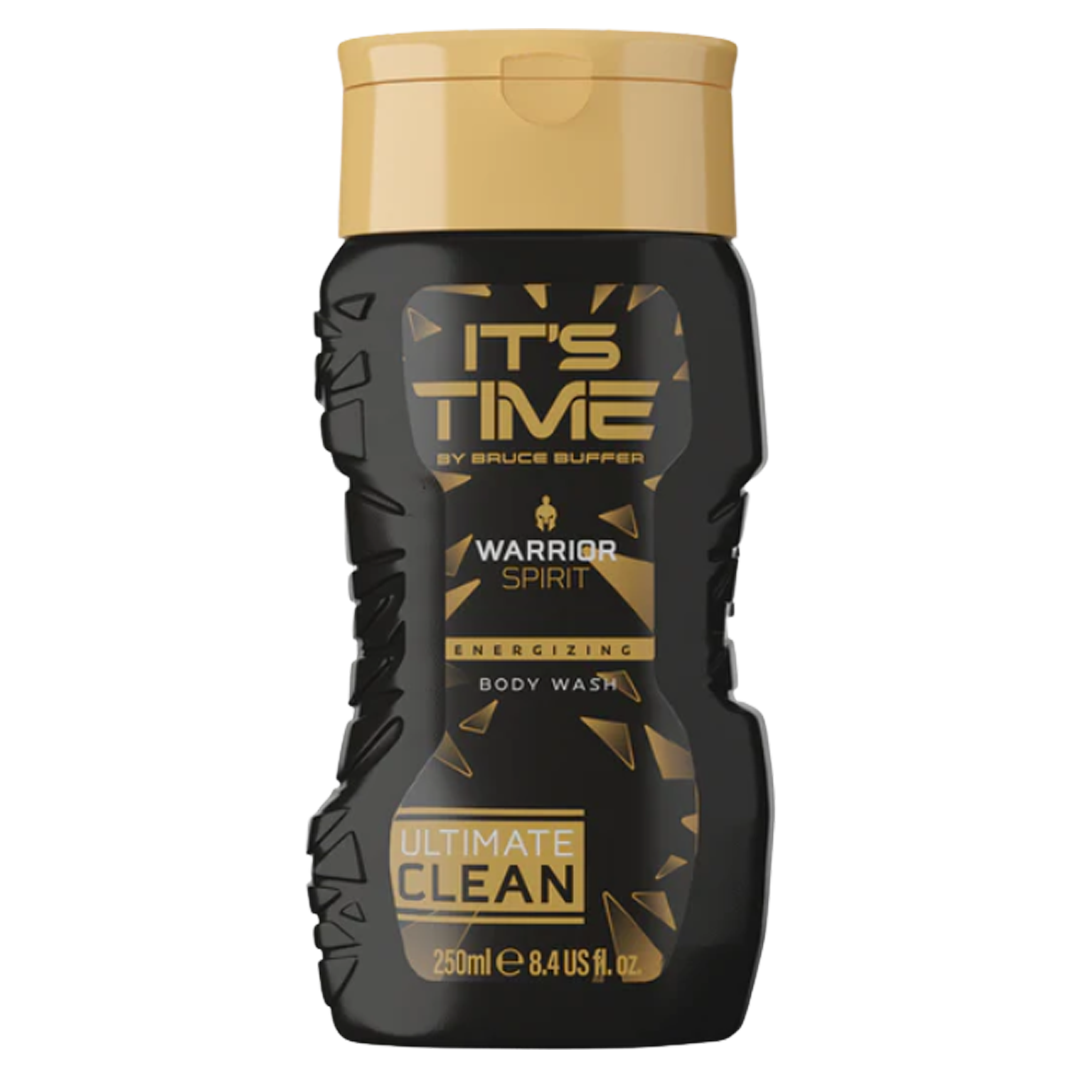 It's time by bruce buffer warrior spirit body wash