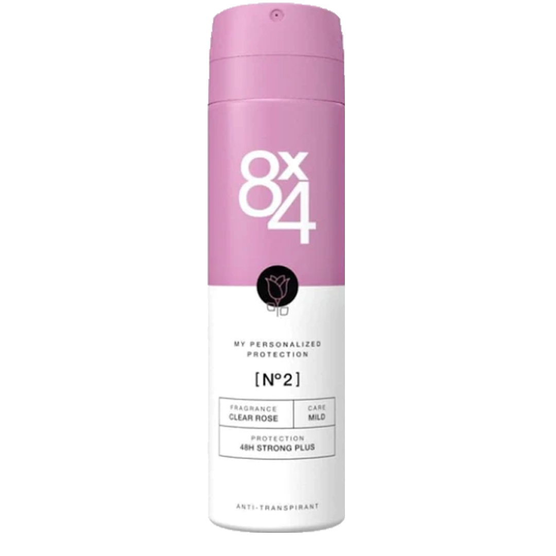 8x4 my personalized protection clear rose deodorant spray