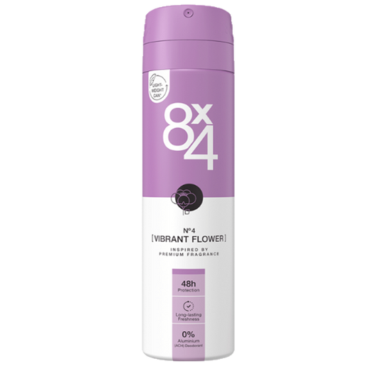 8x4 my personalized protection fibrant flower deodorant spray