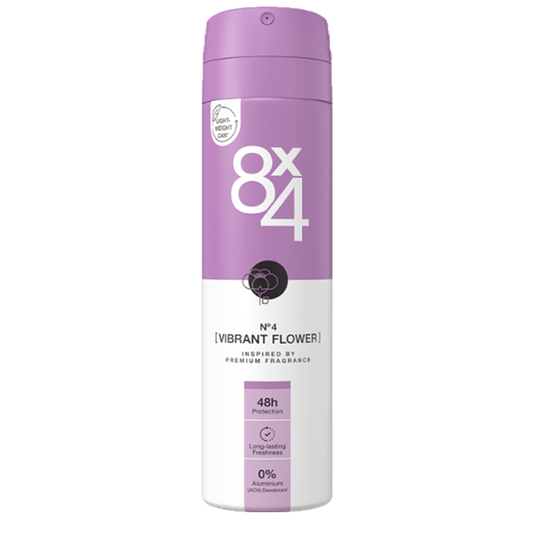 8x4 my personalized protection fibrant flower deodorant spray