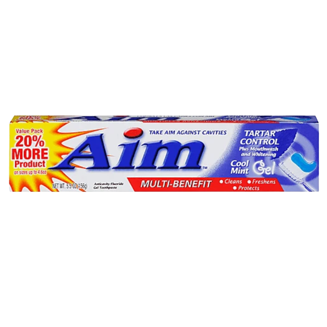 Aim fresh cool mint tartar control multi benefit tandpasta