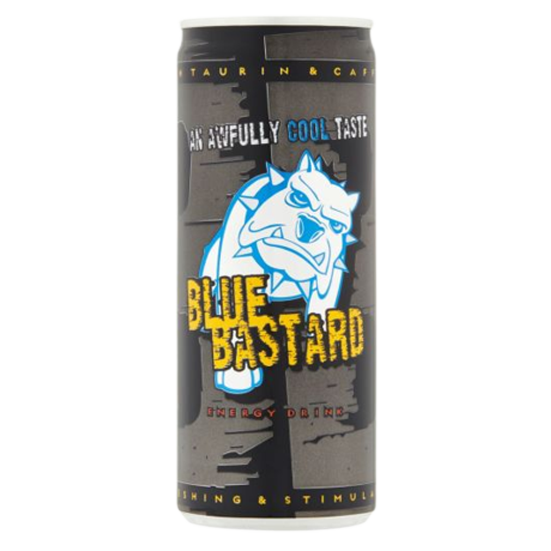 Blue bastard energy drink