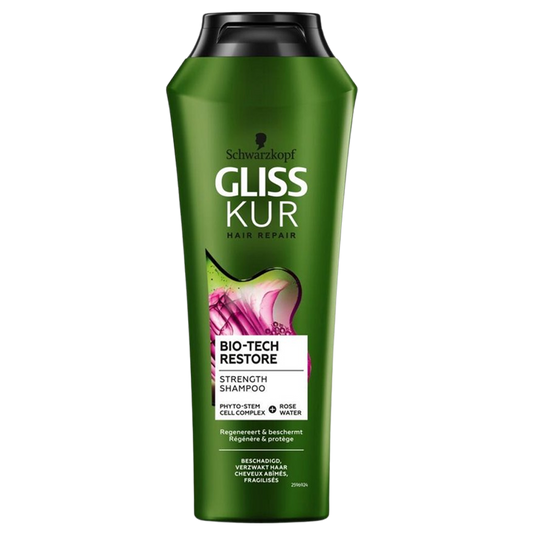 Gliss-kur Bio Tech Restore Shampoo - Versterkt en herstelt beschadigd haar