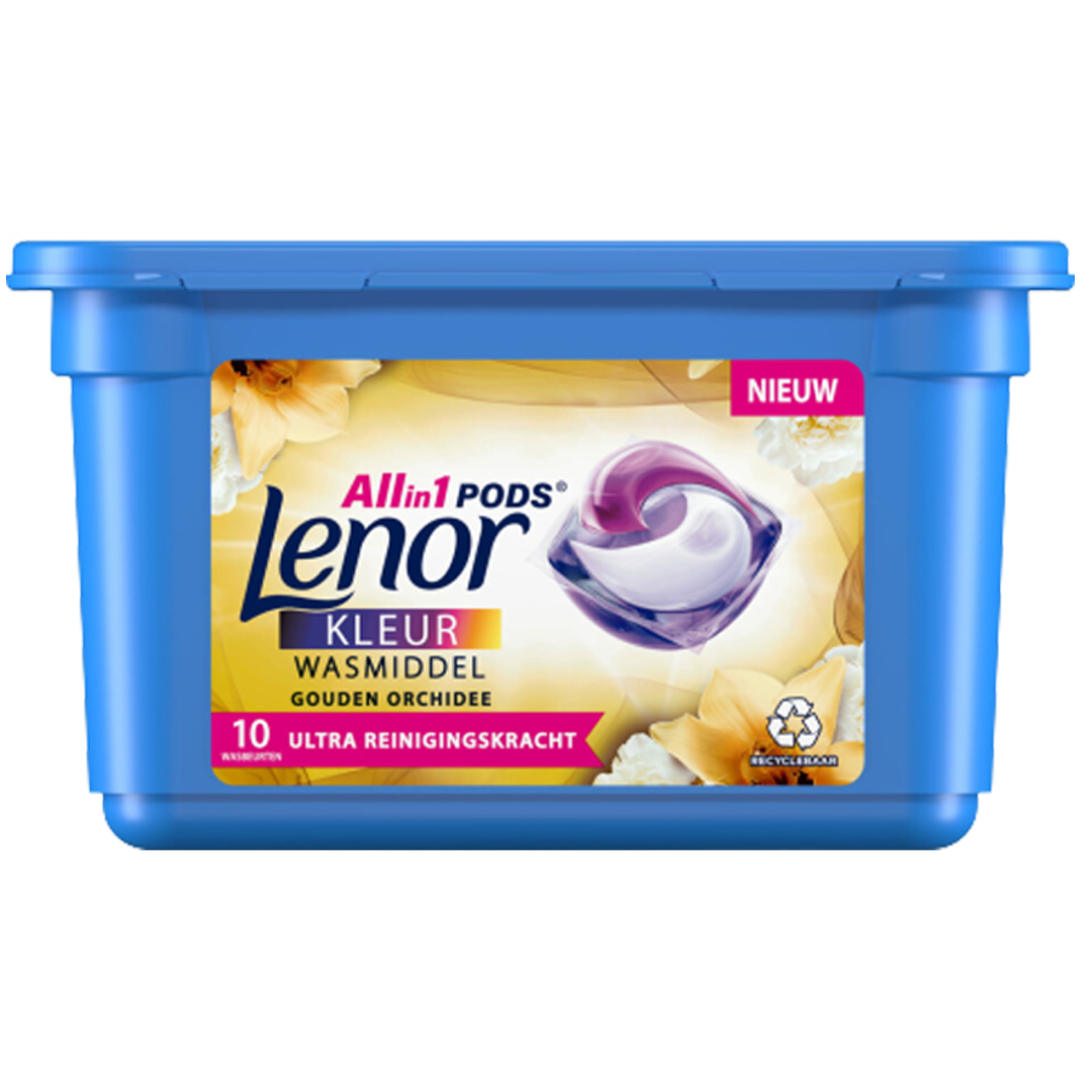 Lenor wasmiddel all in one pods Gouden orchidee