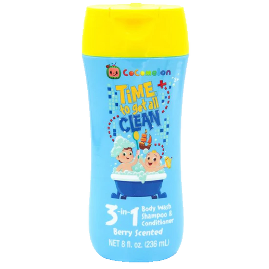 Cocomelon Time to get clean 3 in 1 kids shampoo