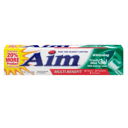Aim fresh mint gel whitening multi benefit tandpasta