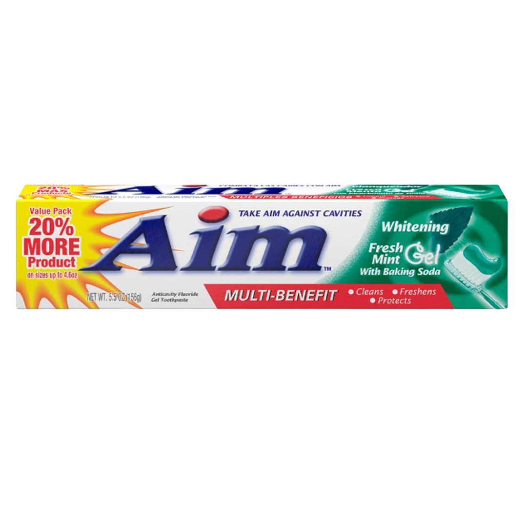 Aim fresh mint gel whitening multi benefit tandpasta