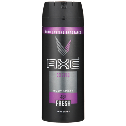 Axe excite body spray