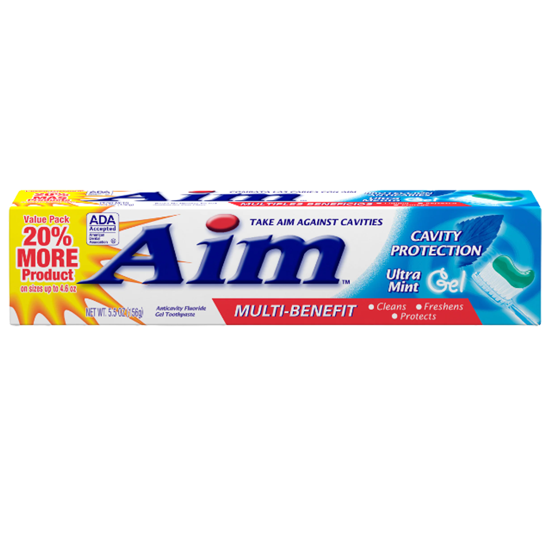 Aim fresh ultra mint cavity protection multi benefit tandpasta