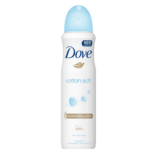 Dove cotton soft deodorant spray