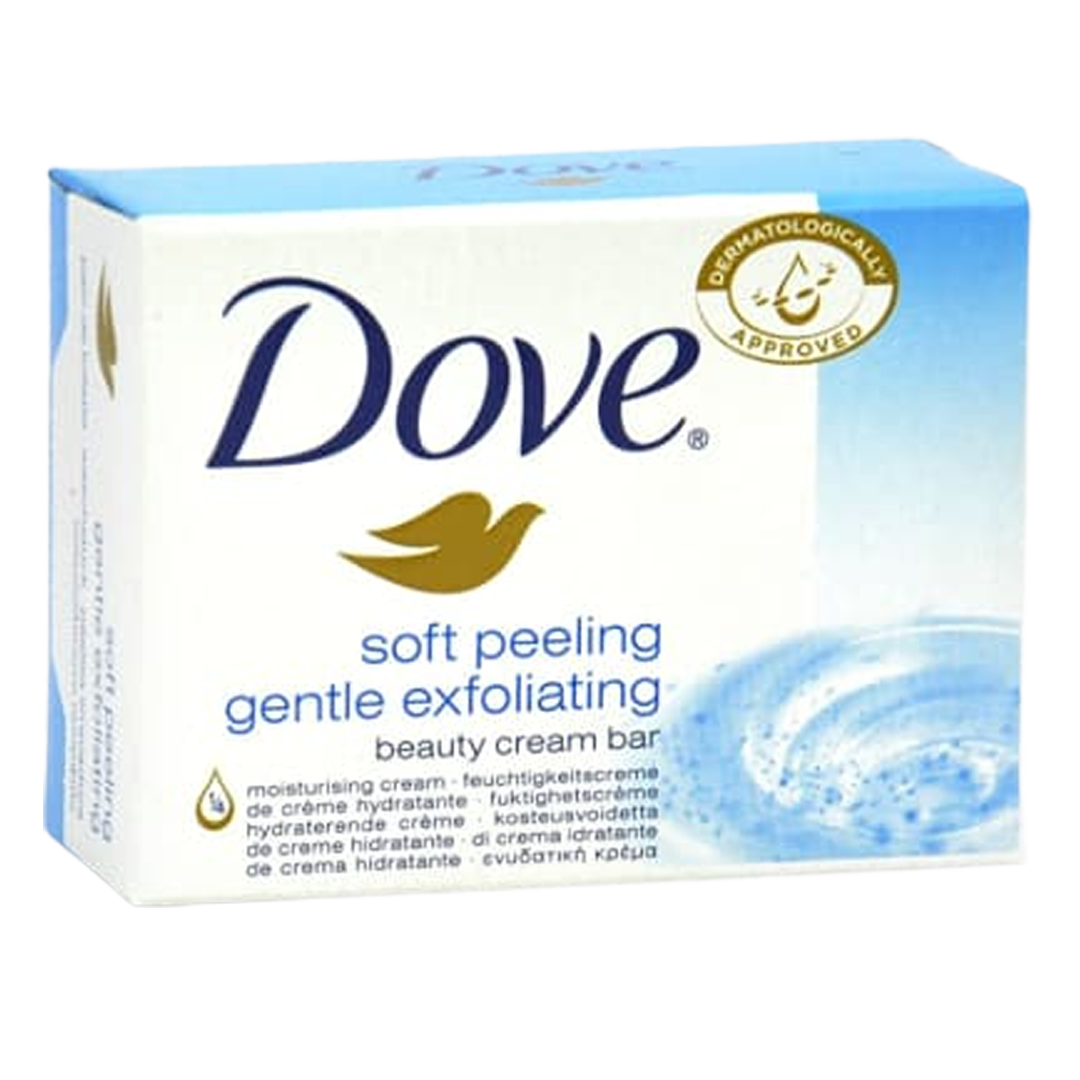 Dove Exfoliating Badzeep - Zacht Scrubben voor een Schonere Huid