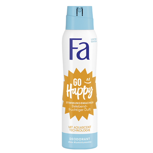 Fa go happy deodortant spray