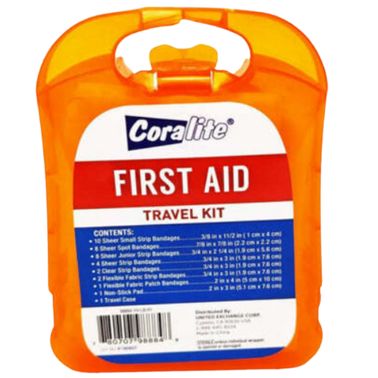 Coralite first aid travel kit met 36 items