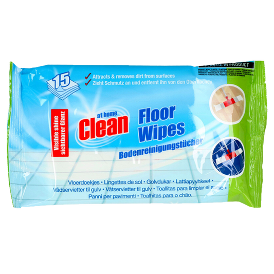 At home clean floor wipes