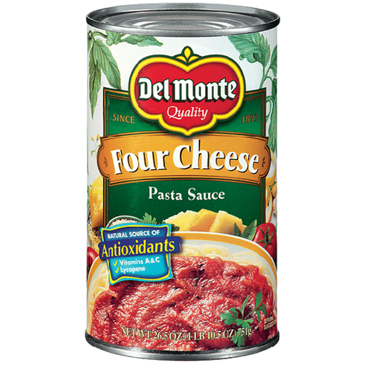 Del monte four cheese pastasaus